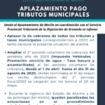 BANDO APLAZAMIENTO TRIBUTOS MUNICIPALES